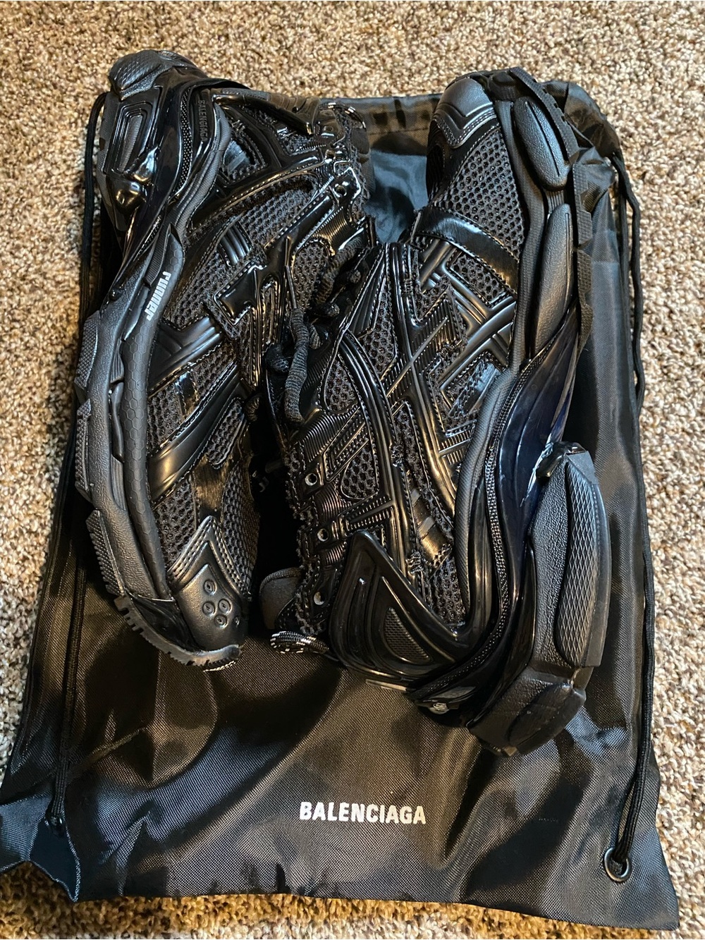 Authentic Balenciaga Runners Black